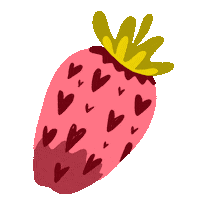 Summer Strawberry Sticker