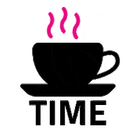 Pink Coffee Sticker by Elan Media