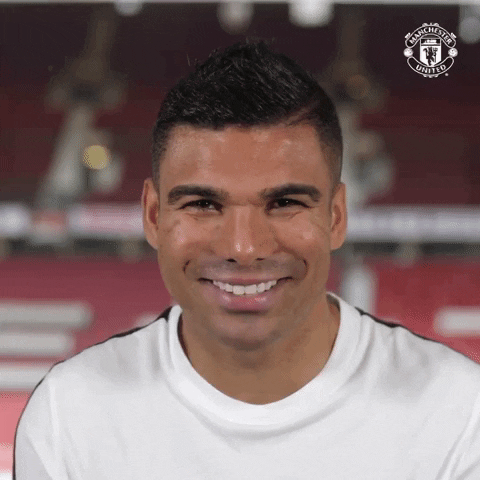 Happy Laugh GIF by Manchester United