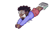 kam_dela summer dive skydive kam Sticker