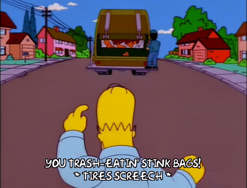 Angry Season 9 GIF by The Simpsons