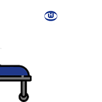 hetoogziekenhuisrotterdam bed hospital ziekenhuis Sticker