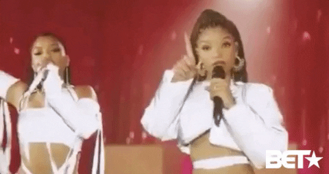 Chloe X Halle GIF by BET Awards