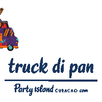 Bus Pan Sticker by Party Island Curacao