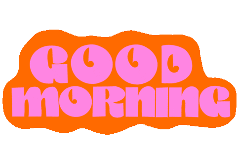 Good Morning Coffee Sticker