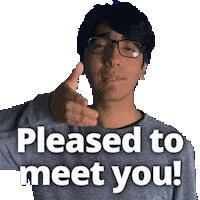 Handshake Hello Sticker