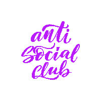 Selentaori social antisocial antisocialclub poigrajsoshriftami Sticker