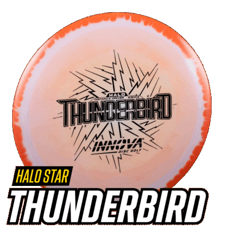 Disc Golf Thunderbird Sticker by Innova Discs