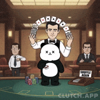 Casino Night Panda GIF by Kanpai Pandas