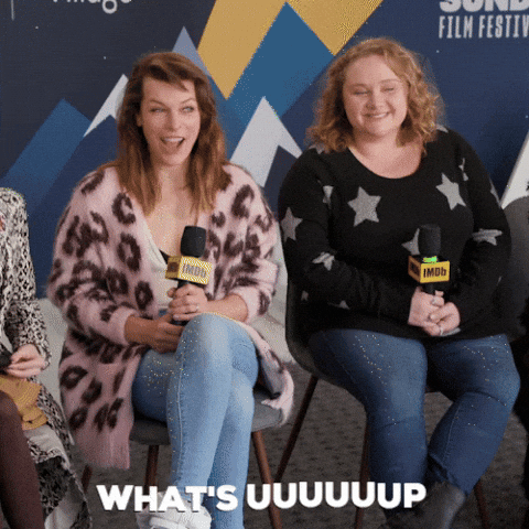 milla jovovich what's up GIF by IMDb