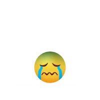 Sad Face Sticker by comercial alvorada