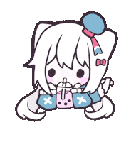 Happy Girl Sticker
