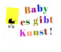 Baby Es Gibt Kunst Sticker by Kind und Kunst