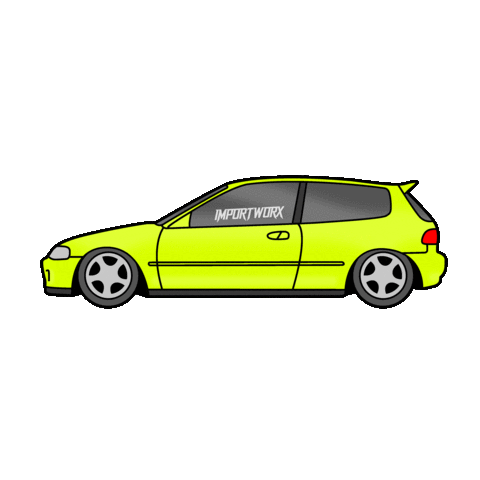 Honda Cars Sticker by ImportWorx