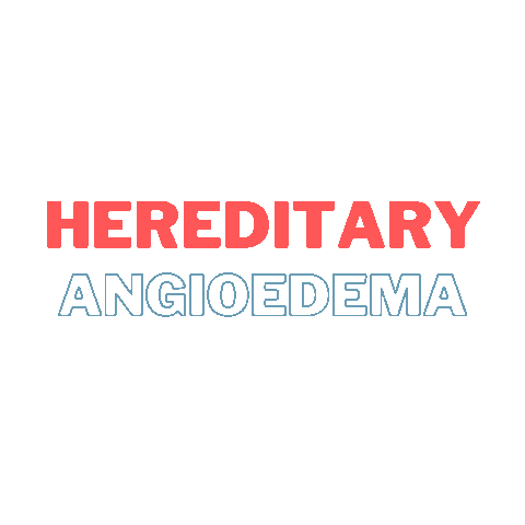 ushaea advocacy hae raredisease hereditaryangioedema Sticker