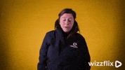 Wizzflix_ yellow good job working sweat GIF