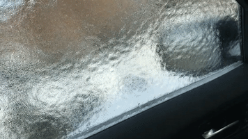 Guy Smashes Frozen Window in an Extremely Satisfying Way