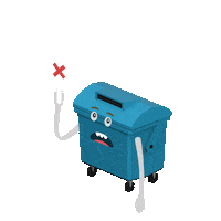 Recycling Sorting Sticker by samosebou_tridim