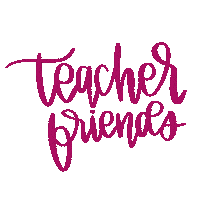 lushletterco teacher lushletterco teacher friends Sticker