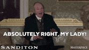 My Lady Yes GIF by MASTERPIECE | PBS