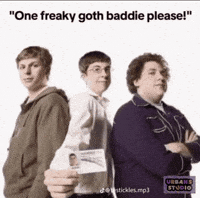 Goth Reaction Meme GIF