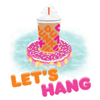 tired dunkin donuts Sticker by Dunkin’