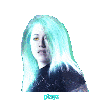 Girl Glow Sticker by Playz