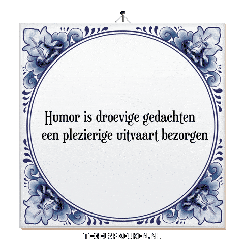Humor Wijsheid Sticker by Tegelspreuken.nl