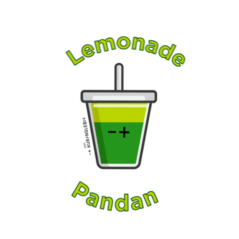 Pandan Sticker by Kopi KurangLebih