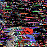 Sachcoothearty pixelart glitch run boy GIF