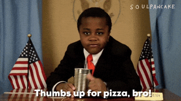 Thumbs Up For Pizza