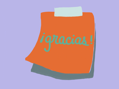 Para Ti Thank You GIF by Alejandra Baiz