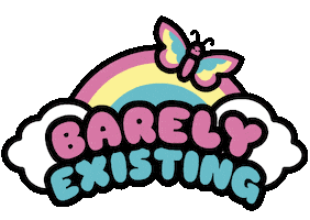 Rainbow This Is Fine Sticker by 100% Soft