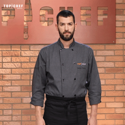 Reality Reaction GIF by Top Chef Brasil