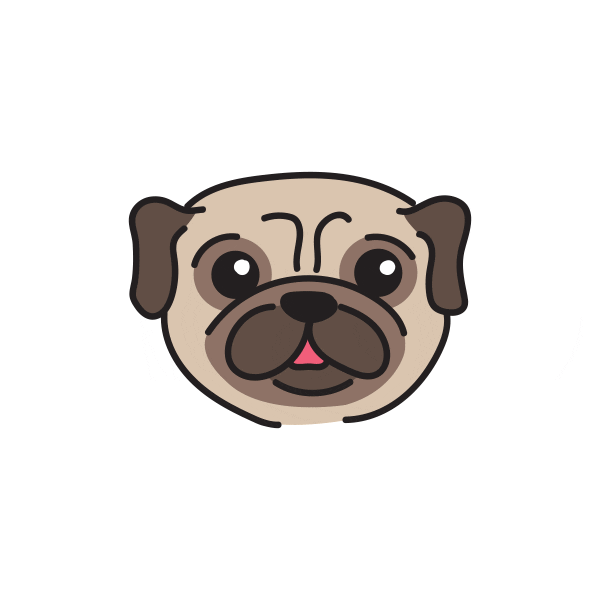 Border Terrier Sticker by Morty The Pug