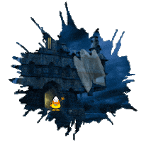 Haunted House Ghost Sticker
