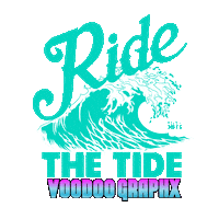 Ocean Voodoo Sticker by VoodooGraphx