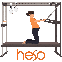 Pilates Maternity Sticker by heso