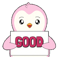 Pink Success Sticker by Pudgy Penguins