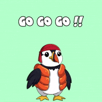 Lets Go GIF by Puffins
