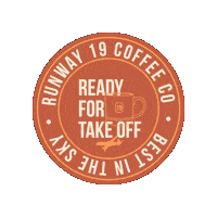 Runway19Coffee coffee runway 19 runway19 runway 19 coffee Sticker