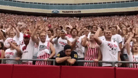 Michigan Fan Endures Badgers' 'Jump Around' Ritual