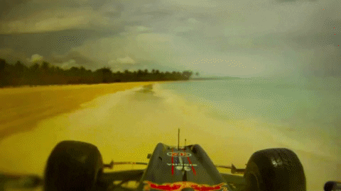 formula 1 beach GIF by Red Bull Racing