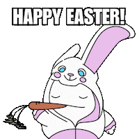 Happy Easter Bunny Sticker by Magic Eden