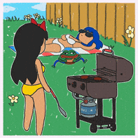 Summer Sun GIF by Ugly Waifu