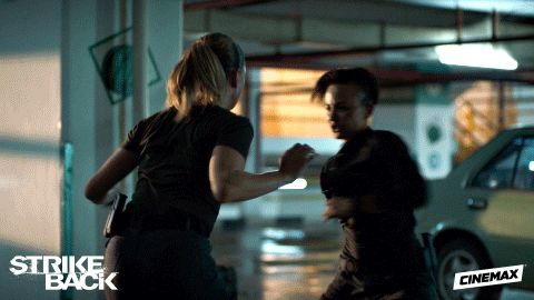 cinemax giphyupload fight knife martial arts GIF