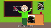 mr. garrison crowd GIF by South Park 