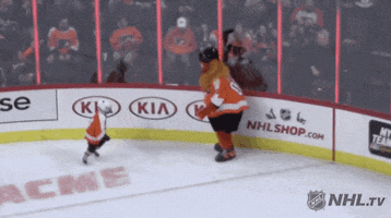 philadelphia flyers falling GIF by NHL
