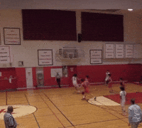 Hooping Buzzer Beater GIF