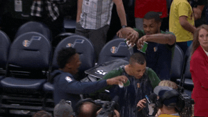 happy dante exum GIF by NBA